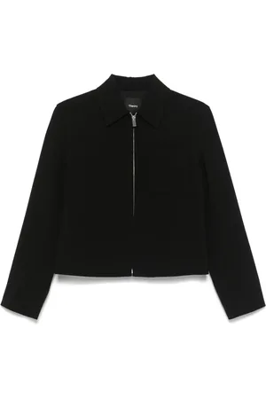 THEORY Crepe-texture jacket