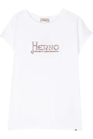 HERNO Studded-logo T-shirt