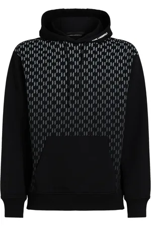 Karl Lagerfeld Monogram-degrad??? hoodie