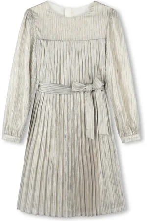 Billieblush Pleated striped dress