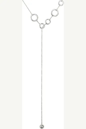 Christofle Idole five-ring rope necklace