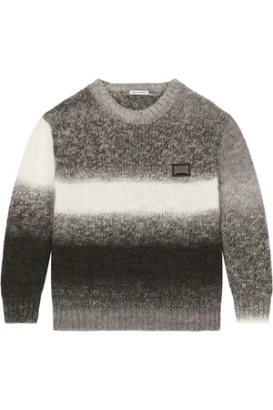 Dolce & Gabbana D??grad?? stripe crew-neck jumper