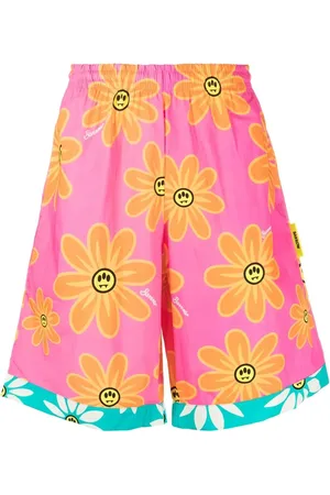 BARROW Logo-print cotton shorts
