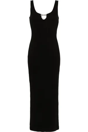 BLUMARINE Bow-detailed maxi dress