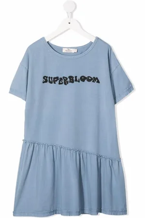 Le pandorine Organic cotton slogan dress