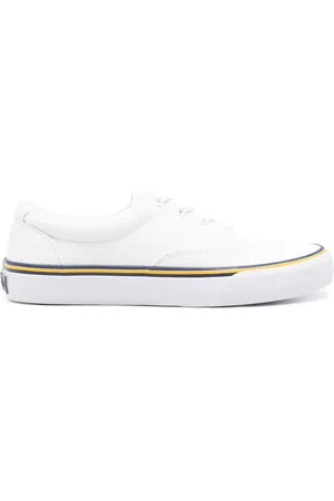 Ralph Lauren Round-toe canvas sneakers