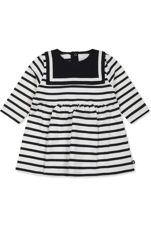 Petit Bateau Striped long-sleeve dress