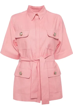 Elie saab Gabardine Shirt Dress
