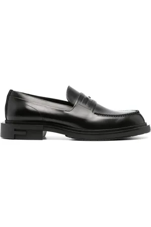 Fendi Frame leather loafers