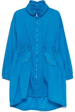 add Logo-embroidered coat