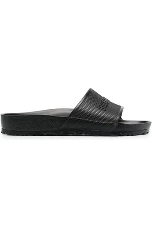 Birkenstock Barbados EVA logo-embossed sliders