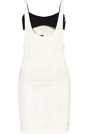 The Attico Layered cut-out mini dress