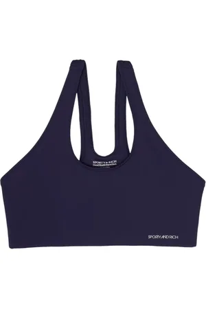 Sporty & Rich Logo-print sports bra
