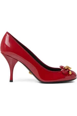 VERSACE 85mm Opera Bow pumps