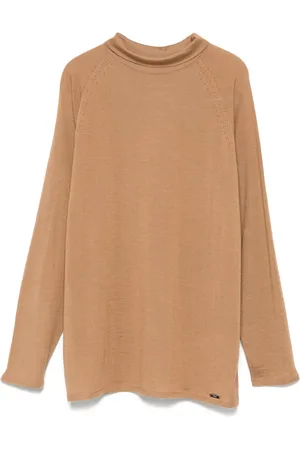 Kiton Pointelle-trim sweater