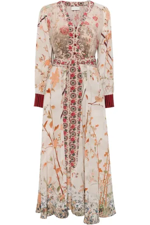 PIERRE-LOUIS MASCIA Trapezio midi dress