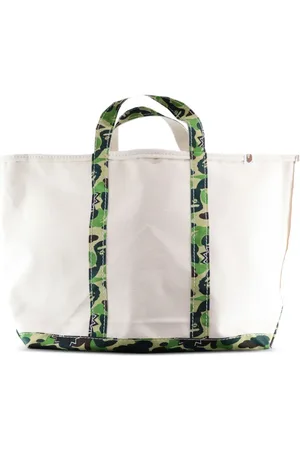 SAINT MXXXXXX X BAPE camouflage-print tote bag