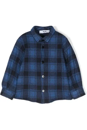 Msgm Tartan-check shirt