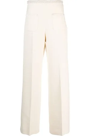 Sandro Embellished tweed trousers