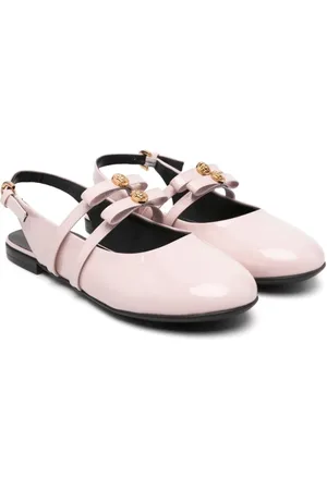 VERSACE Gianni Ribbon ballet flats