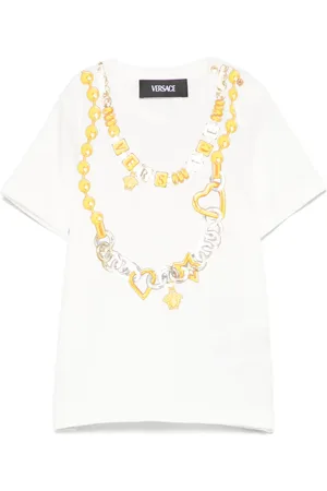 VERSACE Logo-print T-shirt