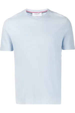 Thom Browne 4-Bar insert piqu?? T-shirt