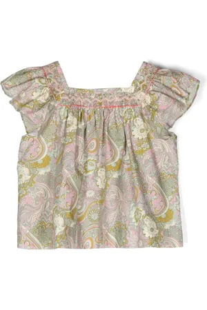 BONPOINT Floral-print cotton blouse