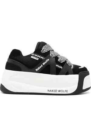 Naked Wolfe Sliders leather platform sneakers