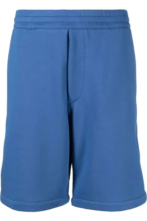 Alexander McQueen Logo-tape jersey shorts