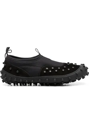 SUNNEI Stud-embellished leather sneakers