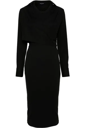 VERONICA BEARD Malone layered midi dress