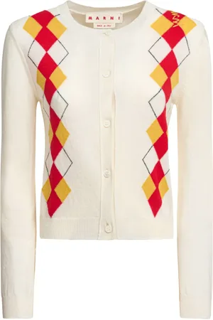 Marni Diamond-pattern cardigan