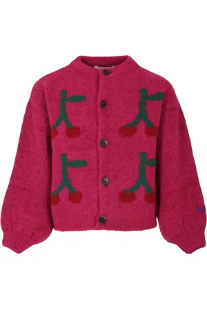 Bobo Choses Intarsia-knit cardigan