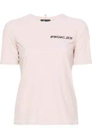 Moncler Logo-embossed technical-jersey T-shirt
