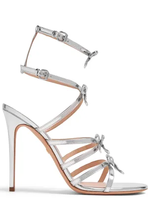 Giambattista Valli Love Bow 105mm leather sandals