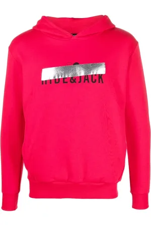 HIDE&JACK Taped-logo cotton hoodie