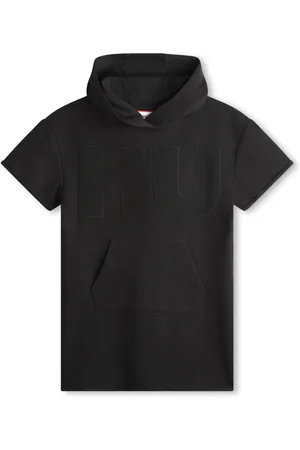 HUGO BOSS Logo-appliqu?? hooded minidress