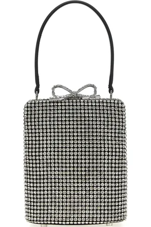 Self-Portrait Crystal Fishnet tote bag