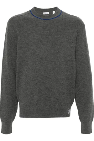 Burberry Equestrian Knight-intarsia knit sweater