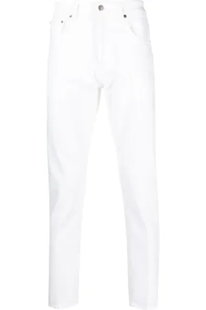 Dondup Logo-plaque tapered jeans