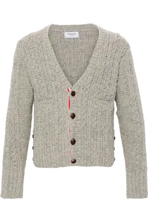 Thom Browne Chunky-knit wool cardigan