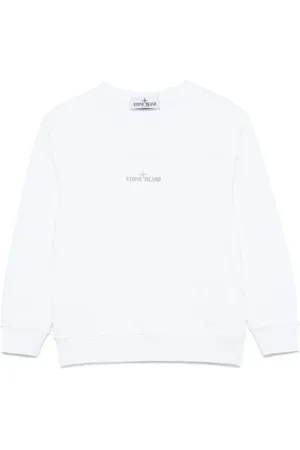Stone Island Logo-print crew-neck sweatshirt