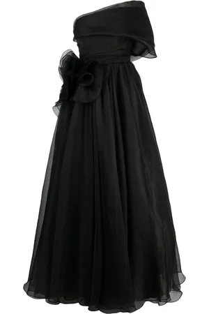 Ana Radu One-shoulder draped maxi dress