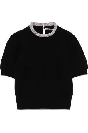 Alexander Wang Crystal-embellished T-shirt
