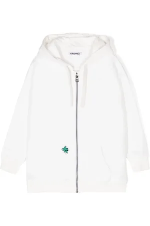 Kindred Embroidered-motif organic-cotton hoodie