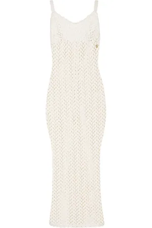 Dolce & Gabbana Crochet-knit midi dress