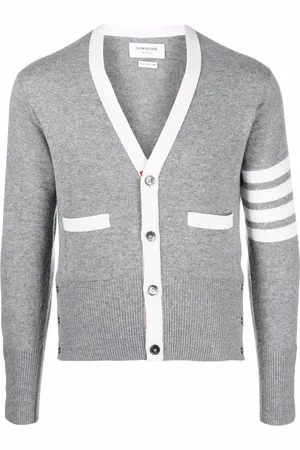 Thom Browne 4-Bar stripe knit cardigan