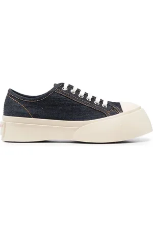 Marni Pablo denim lace-up sneakers