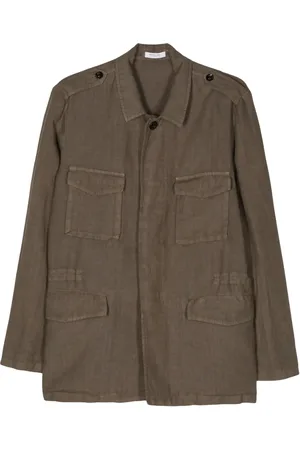 Boglioli Linen chambray shirt jacket