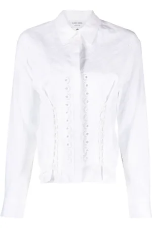 Marine Serre Regenerated corset shirt
